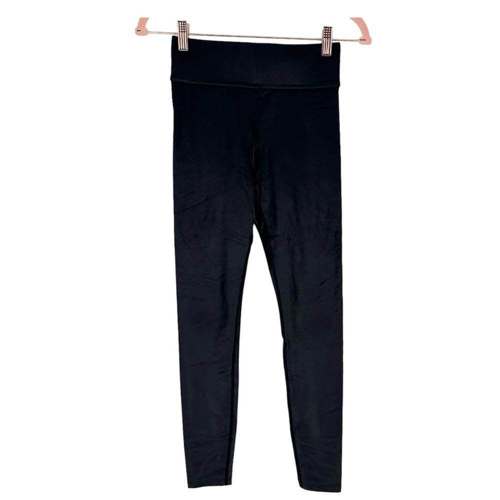 Carbon38 Leggings Womens Black XS Takara Shine Metallic Athleisure